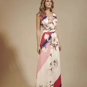 Vestido longo de alça